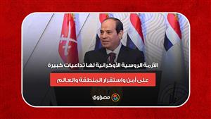 السيسي: الأزمة الروسية الأوكرانية لها تداعيات كبيرة على أمن واستقرار المنطقة والعالم