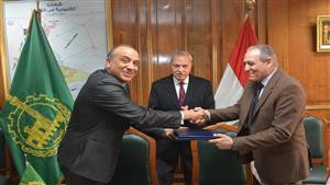 محافظ القليوبية يشهد توقيع بروتوكول إنشاء محطة تموين وقود بالغاز الطبيعي ببنها 