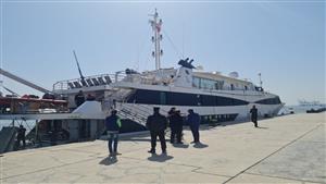 ميناء بورسعيد السياحي يستقبل اليخت  "هارموني في"