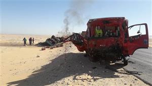 مصرع وإصابة 5 في تصادم سيارتين بقنا