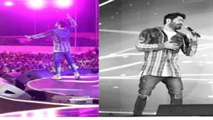 تامر حسني يشعل حفله الغنائي في عين شمس..وهكذا علق (صور)