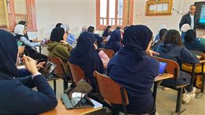 10 صور لـ"تجربة الإنترنت الآمن" في مدارس بورسعيد