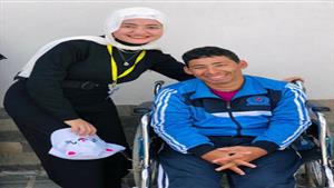 ميداليتان وحُلم بالتدريب.. "يوسف" بطل الجمهورية في سباحة ذوي الشلل الدماغي 