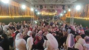 هنفرح معاكم.. الآلاف من أهالي المنوفية يستجيبون لدعوة حضور زفاف عروسين يتيمين (فيديو وصور)