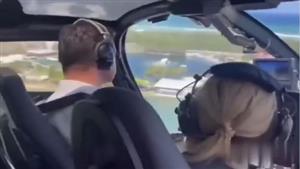 بالفيديو.. راكب يلتقط فيديو لـ تحطم طائرتين هليكوبتر في الجو