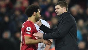 ليفربول يعلن عن مقابلة خاصة بين صلاح وجيرارد