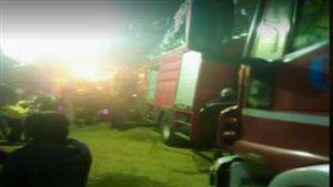  3 سيارات إطفاء تتصدى لنيران شقة في المنيب