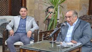 حضور جماهيري كبير بمحاضرة يوسف زيدان في بيت الشعر العربي 