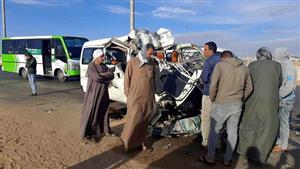 6 جثامين و3 مصابين في انقلاب ميكروباص بطريق الفيوم