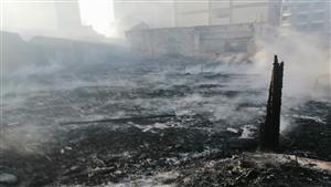 النيران أكلت كامل المحتويات.. مطرانية ديروط تكشف تفاصيل حريق كنيسة الأنبا كاراس بأسيوط - صور