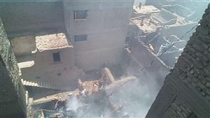 حريق مروع في 5 منازل بالمنيا.. والحماية المدنية تتدخل