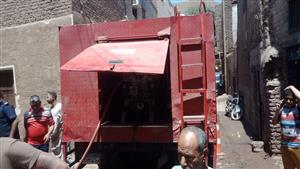 وفاة طفلين في حريق منزل بالفيوم