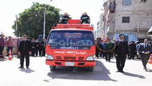 جنازة عسكرية مهيبة لمدير أمن بورسعيد في مسقط رأسه بسوهاج- صور