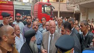 مفيش وفيات.. محافظة القاهرة تكشف تفاصيل حريق كنيسة الأنبا إبرام بالزاوية الحمراء -صور