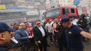 من موقع حريق معرض الشباب.. قرار عاجل لمحافظ بني سويف.. والنيابة العامة تتدخل 