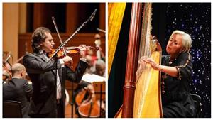 الخميس.. مؤلفات شرقية وعالمية على هارب منال محيي الدين بالأوبرا