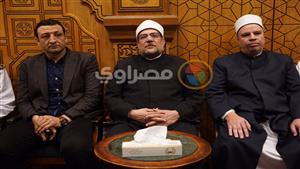 عبدالحكيم جمال عبدالناصر يؤدي واجب العزاء في شقيق أبوالعينين 