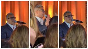 بالصور- عمرو دياب يشعل حفل زفاف نبيلة حميد الشاعري على أنغام "ده لو اتساب"