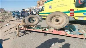 إصابة شرطي في حادث تصادم أعلى الدائري