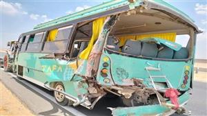  مصرع سائق ونجله وإصابة 8 في حادث تصادم على الصحراوي الغربي 