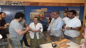 الأميرة عالية بنت الحسين ومحافظ الفيوم في محمية وادي الحيتان - صور