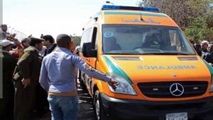  إصابة 7 أشخاص في انقلاب سيارة ملاكي بطريق الكريمات