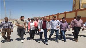 رئيس جهاز 15 مايو  يتفقد وحدات سكن كل المصريين وسكن بديل المناطق العشوائية بالمدينة