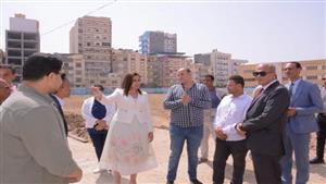 بالصور- نائب محافظة البحيرة تتفقد مشروع ميناء الصيد برشيد