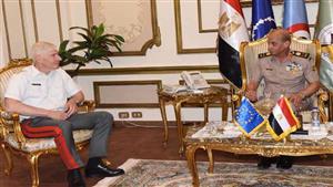 وزير الدفاع يستقبل رئيس اللجنة العسكرية للاتحاد الأوروبي 
