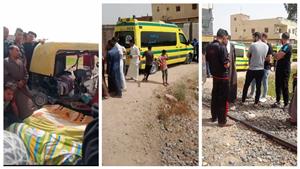 6 جثث على شريط السكة الحديد.. قطار يدهس مواطنين في البحيرة