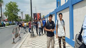 ارتياح بين طلاب الثانوية العامة بالسويس بعد امتحان اللغة الفرنسية 