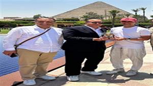 ما سبب زيارة بيب جوارديولا لمصر؟ (صور)