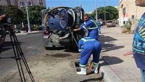 استعدادًا لعيد الأضحى.. إعلان حالة الطوارئ بـ"صرف صحي" الإسكندرية - صور