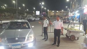  منعًا للزحام..حملات مرورية تزامنًا مع تجهيزات ساحات صلاة عيد الأضحى بكفر الشيخ - صور 