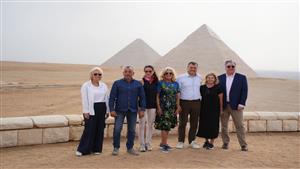 "دعاية بملايين الدولارات".. الأعلى للآثار عن زيارة جيل بايدن للأهرامات في عيد ميلادها