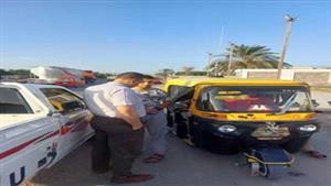 لسيرها عكس الاتجاه.. التحفظ على 9 مركبات توك توك وتروسيكل بالإسكندرية- صور   