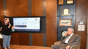 تضم عدة تطبيقات.. محافظ جنوب سيناء يُطلق المنصة الجغرافية - صور