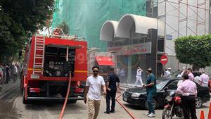  حريق داخل كافيه بجوار كنيسة بالعجوزة 