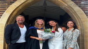 "فخور بيكي".. هكذا احتفل تامر هجرس بتخرج ابنته