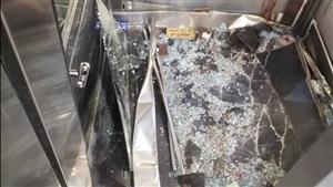 لحظات الرعب في سقوط مصعد عقار بعين شمس