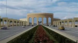 عملاقة بأشكال فرعونية.. أحدث صور لبوابة العاصمة الإدارية الجديدة الرئيسية