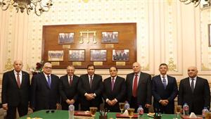 رئيس محكمة النقض يستقبل المستشار عادل فهيم ووفد من مستشاري مجلس الدولة