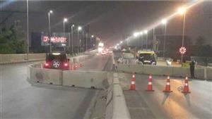 تحويلات مرورية لرفع الهياكل المعدنية لكوبري مشاه بمحور الميثاق في القاهرة