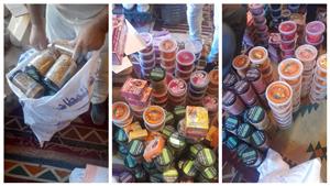 ضبط 2500 علبة سجائر مجهولة المصدر في جنوب سيناء (صور)