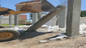 استرداد 303 أفدنة وإزالة 157 حالة تعد بالبناء على أملاك الدولة بالمنيا