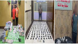 ضبط 12 متهمًا بحوزتهم 19 كجم حشيش وهيروين