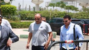 بالصور| عفاف مصطفى وأحمد فهيم ومنير مكرم في جنازة والد مي كساب