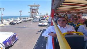 موكب يجوب شوارع الإسكندرية احتفالا بالعيد القومي للمحافظة