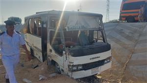 ضحايا "أتوبيس السخنة".. أسماء 26 مصابًا في مستشفى السويس العام