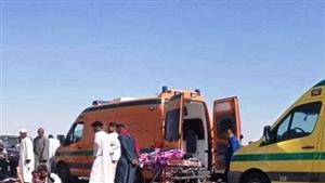  إصابة شخصين وطفل في اصطدام سيارة نقل بتوك توك بمنشأة القناطر